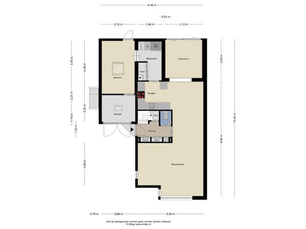 Floorplan - Kooiwiel 14, 8314 AB Bant